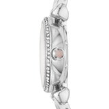  Shop Authentic Emporio Armani Classic Gianni T Bar Crystals Pink Dial Silver Steel Strap Watch For Women - AR1781 - Luxxuri