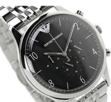  Shop Authentic Emporio Armani Beta Chronograph Black Dial Steel Strap Watch For Men - AR1863 - Luxxuri