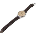 Shop Authentic Emporio Armani Classic Chronograph Cream Dial Brown Leather Strap Watch For Men - AR1878 - Luxxuri