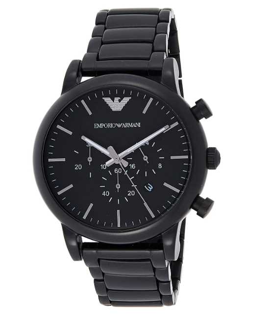  Shop Authentic Emporio Armani Meccanico Skeleton Black Dial Black Steel Strap Watch For Men - AR60045 - Luxxuri
