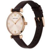  Shop Authentic Emporio Armani Classic Quartz Pink Dial Brown Leather Strap Watch For Women - AR1911 - Luxxuri