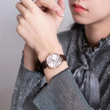  Shop Authentic Emporio Armani Classic Quartz Pink Dial Brown Leather Strap Watch For Women - AR1911 - Luxxuri