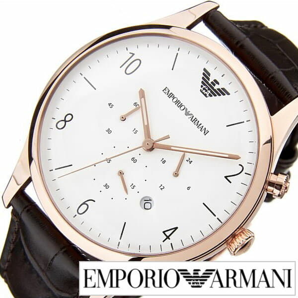  Shop Authentic Emporio Armani Beta Chronograph White Dial Brown Leather Strap Watch For Men - AR1916 - Luxxuri