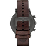  Shop Authentic Emporio Armani Classic Chronograph Black Dial Brown Leather Strap Watch For Men - AR1919 - Luxxuri
