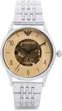  Shop Authentic Emporio Armani Meccanico Multicolor Dial Silver Steel Strap Watch For Men - AR1922 - Luxxuri
