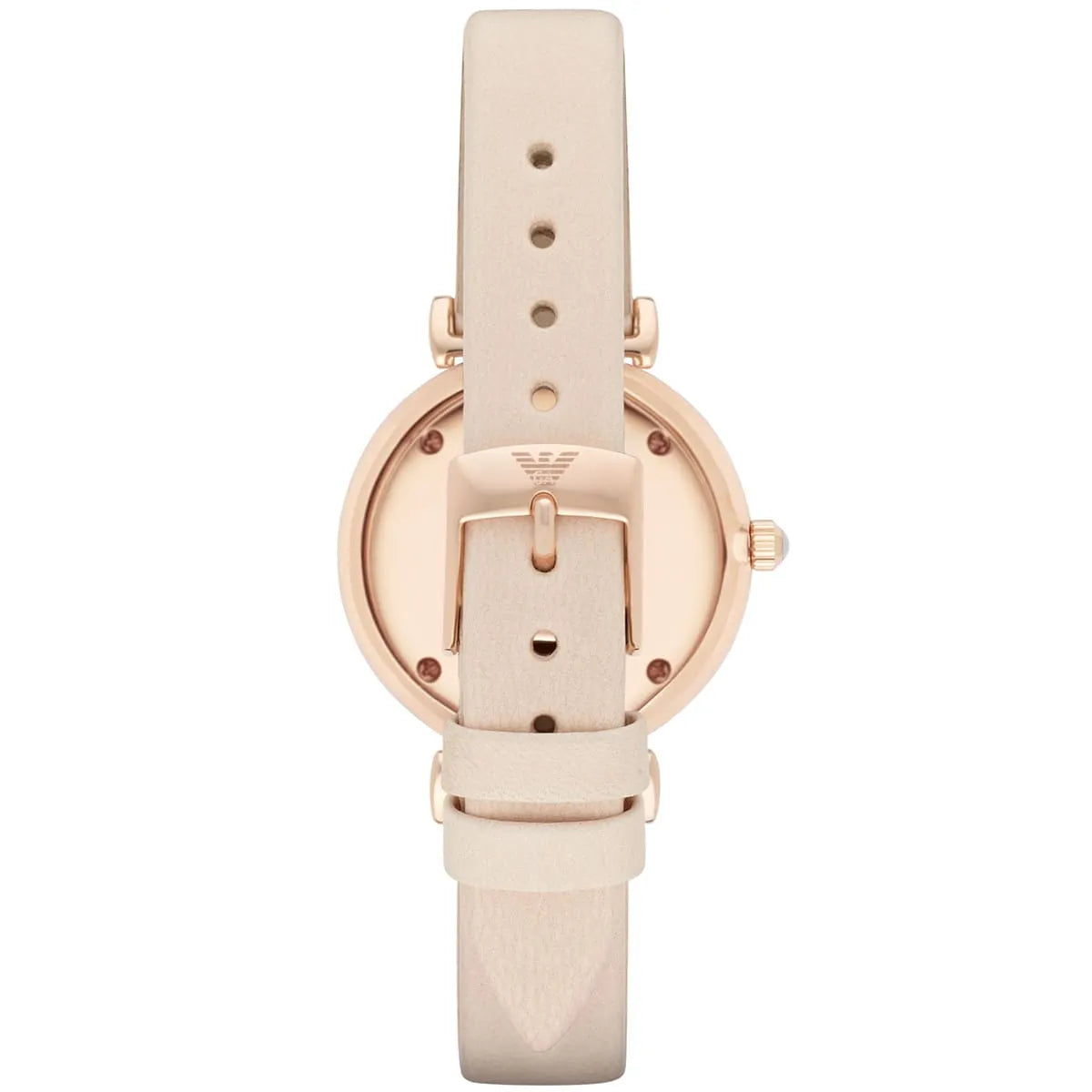  Shop Authentic Emporio Armani Gianni T Bar Quartz White Dial Beige Leather Strap Watch For Women - AR1927 - Luxxuri