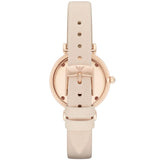  Shop Authentic Emporio Armani Gianni T Bar Quartz White Dial Beige Leather Strap Watch For Women - AR1927 - Luxxuri