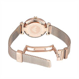  Shop Authentic Emporio Armani Gianni T Bar Silver Dial Rose Gold Mesh Bracelet Watch For Women - AR1956 - Luxxuri