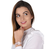  Shop Authentic Emporio Armani Gianni T Bar Mother Of Pearl Pink Dial Pink Leather Strap Watch For Women - AR1958 - Luxxuri