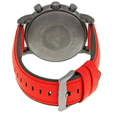  Shop Authentic Emporio Armani Luigi Chronograph Black Dial Red Leather Strap Watch For Men - AR1971 - Luxxuri