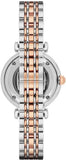  Shop Authentic Emporio Armani Gianni T Bar Analog White Dial Two Tone Steel Strap Watch For Women - AR2076 - Luxxuri