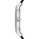  Shop Authentic Emporio Armani Luigi Quartz Gray Dial Brown Leather Strap Watch For Men - AR1996 - Luxxuri