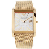  Shop Authentic Emporio Armani Mother of Pearl Dial Gold Mesh Bracelet Watch For Men - AR2016 - Luxxuri