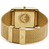  Shop Authentic Emporio Armani Super Slim Quartz White DIal Gold Mesh Bracelet Watch For Women - AR2017 - Luxxuri