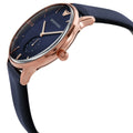  Shop Authentic Emporio Armani Classic Quartz Blue Dial Blue Leather Strap Watch For Men  - AR2071 - Luxxuri