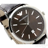  Shop Authentic Emporio Armani Renato Classic Brown Dial Brown Leather Strap Watch For Men - AR2413 - Luxxuri