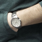  Shop Authentic Emporio Armani Renato Chronograph Cream Dial Silver Steel Strap Watch For Men - AR2458 - Luxxuri