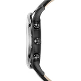  Shop Authentic Emporio Armani Sportivo Chronograph Black Dial Black Leather Strap Watch For Men - AR2461 - Luxxuri
