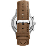  Shop Authentic Emporio Armani Classic Chronograph Silver Dial Brown Leather Strap Watch For Men - AR2471 - Luxxuri