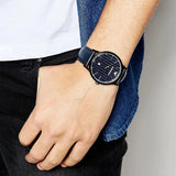  Shop Authentic Emporio Armani Renato Blue Dial Blue Leather Strap Watch For Men - AR2479 - Luxxuri