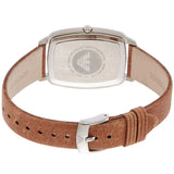  Shop Authentic Emporio Armani Epsilon Quartz Brown Dial Brown Leather Strap Watch For Men - AR2489 - Luxxuri