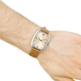  Shop Authentic Emporio Armani Epsilon Quartz Brown Dial Brown Leather Strap Watch For Men - AR2489 - Luxxuri