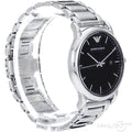  Shop Authentic Emporio Armani Luigi Quartz Black Dial Silver Steel Strap Watch For Men - AR2499 - Luxxuri