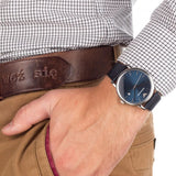  Shop Authentic Emporio Armani Dress Quartz Blue Dial Blue Leather Strap Watch For Men - AR2501 - Luxxuri