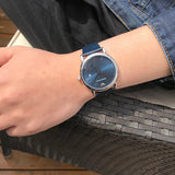  Shop Authentic Emporio Armani Dress Quartz Blue Dial Blue Leather Strap Watch For Men - AR2501 - Luxxuri