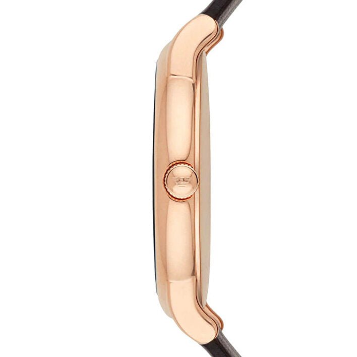  Shop Authentic Emporio Armani Luigi White Dial Brown Leather Strap Watch For Men - AR2502 - Luxxuri