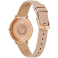  Shop Authentic Emporio Armani Gianni T-Bar Quartz Rose Gold Dial Pink Leather Strap Watch For Women - AR11001 - Luxxuri
