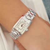  Shop Authentic Emporio Armani Classic Diamonds Silver Dial Silver Steel Strap Watch For Women - AR3170 - Luxxuri