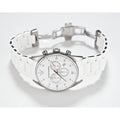  Shop Authentic Emporio Armani Sport Chronograph White Dial White Silicone Strap Watch For Men - AR5859 - Luxxuri