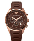 Shop Authentic Emporio Armani Sport Chronograph Brown Dial Brown Stainless Steel Watch For Men - AR5890 - Luxxuri