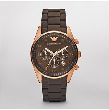  Shop Authentic Emporio Armani Sport Chronograph Brown Dial Brown Stainless Steel Watch For Men - AR5890 - Luxxuri
