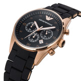  Shop Authentic Emporio Armani Sportivo Black Dial Black Steel Strap Watch For Men - AR5905 - Luxxuri
