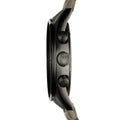 Emporio Armani Sportivo Chronograph Brown Dial Brown Steel Strap Watch For Men - AR5950