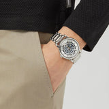  Shop Authentic Emporio Armani Meccanico Automatic Silver Dial Silver Steel Strap Watch for Men - AR60006 - Luxxuri