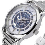  Shop Authentic Emporio Armani Meccanico Automatic Silver Dial Silver Steel Strap Watch for Men - AR60006 - Luxxuri