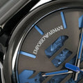  Shop Authentic Emporio Armani Meccanico Automatic Grey Dial Grey Steel Strap Watch For Men - AR60029 - Luxxuri