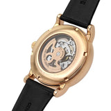  Shop Authentic Emporio Armani Meccanico Skeleton Silver Dial Black Leather Strap Watch For Men - AR60031 - Luxxuri