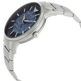  Shop Authentic Emporio Armani Renato Automatic Blue Dial Silver Steel Strap Watch For Men - AR60037 - Luxxuri