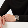  Shop Authentic Emporio Armani Meccanico Skeleton Automatic Black Dial Black Leather Strap Watch for Men - AR60038 - Luxxuri