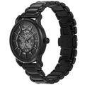  Shop Authentic Emporio Armani Meccanico Skeleton Black Dial Black Steel Strap Watch For Men - AR60045 - Luxxuri