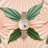  Shop Authentic Emporio Armani Meccanico Automatic Mother of Pearl Dial Two Tone Steel Strap Watch For Women - AR60049 - Luxxuri