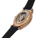  Shop Authentic Emporio Armani Meccanico Automatic Blue Dial Blue Leather Strap Watch For Men - AR60050 - Luxxuri