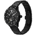  Shop Authentic Emporio Armani Meccanico Automatic Black Dial Black Steel Strap Watch For Men - AR60054 - Luxxuri