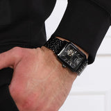  Shop Authentic Emporio Armani Meccanico Black Dial Black Steel Strap Watch For Men - AR60058 - Luxxuri