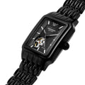  Shop Authentic Emporio Armani Meccanico Black Dial Black Steel Strap Watch For Men - AR60058 - Luxxuri