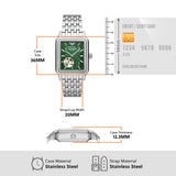  Shop Authentic Emporio Armani Meccanico Automatic Green Dial Silver Steel Strap Watch For Men - AR60067 - Luxxuri